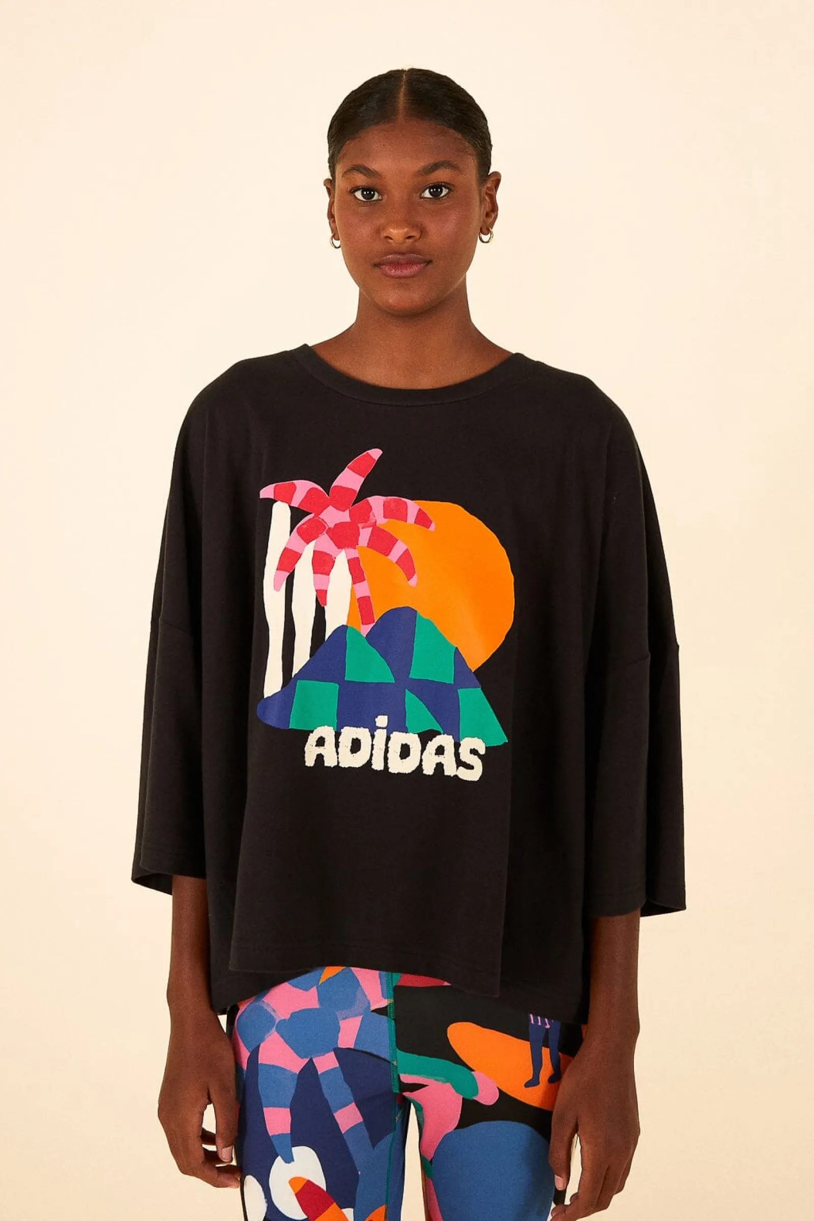 ADIDAS FARM GFX TEE BLACK