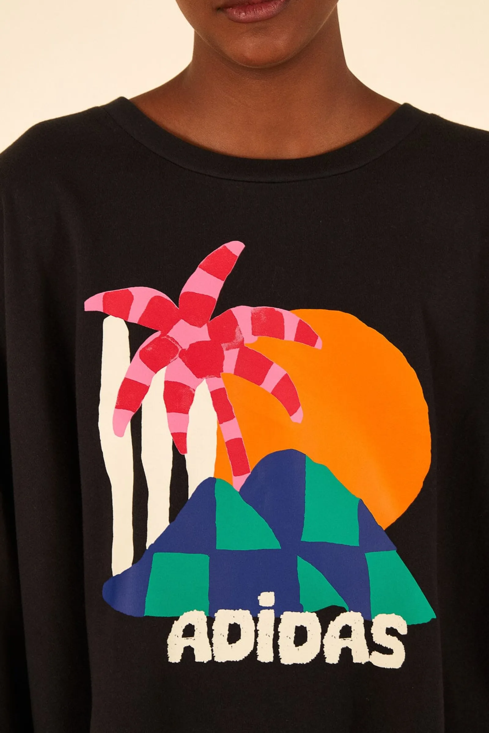 ADIDAS FARM GFX TEE BLACK