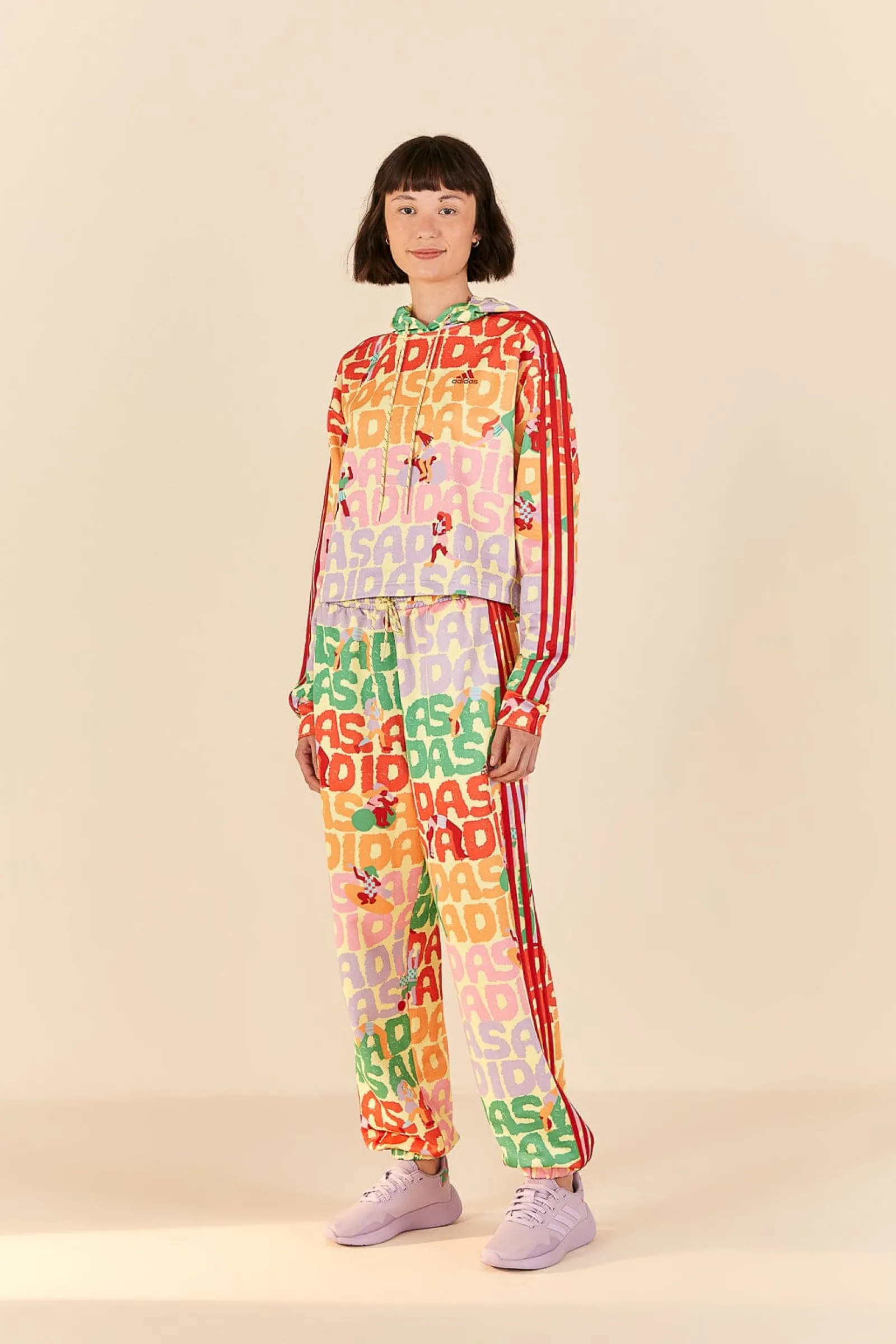  ADIDAS FARM HOODIE PEARL CITRINE