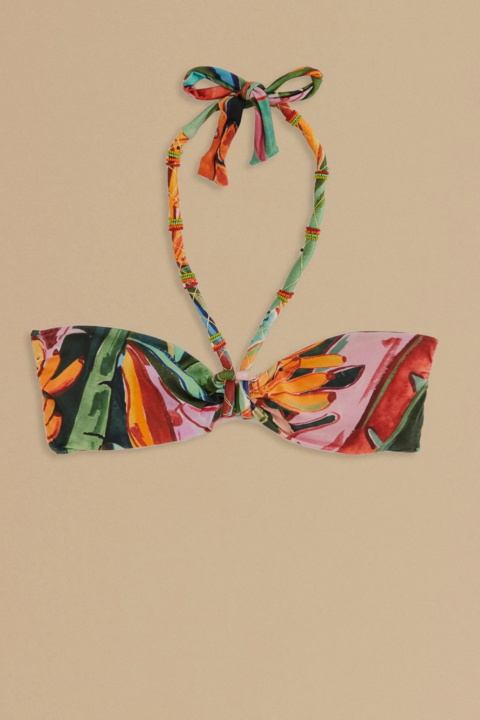 BANANA FOLIAGE BIKINI TOP