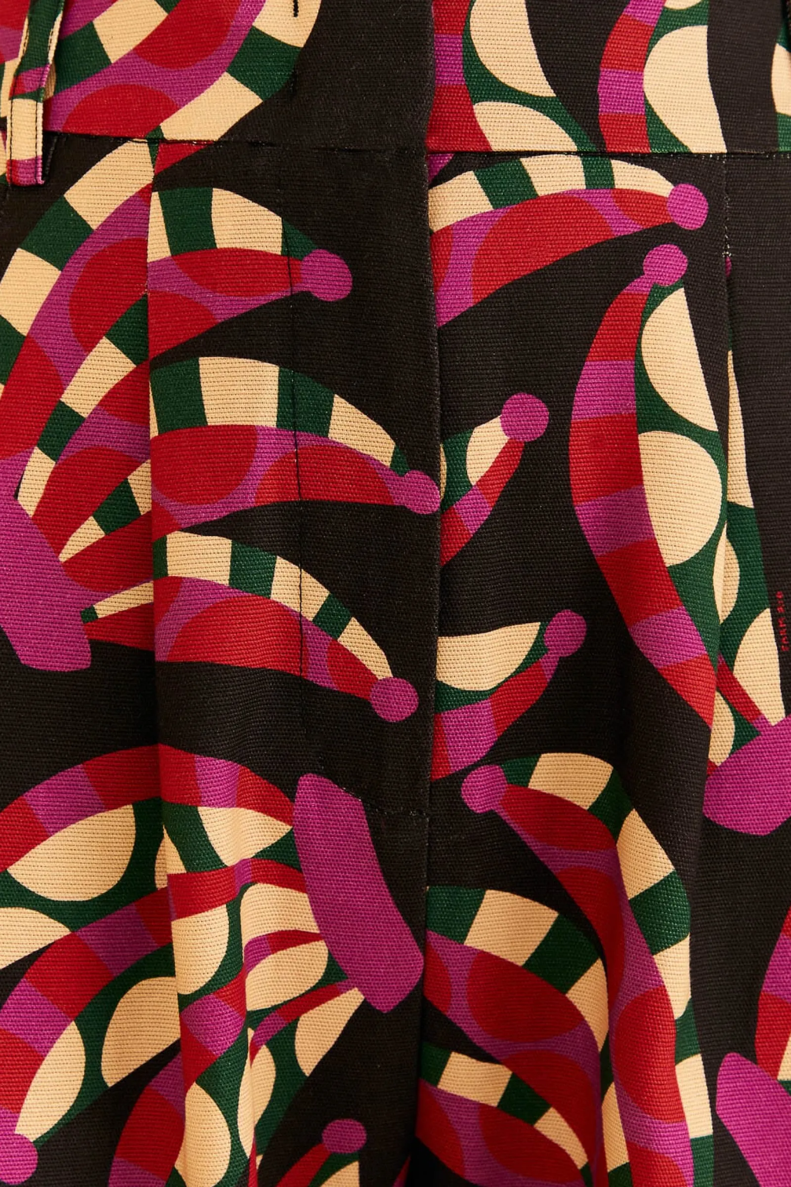 BLACK BANANA DOTS LOW WAISTED PANTS