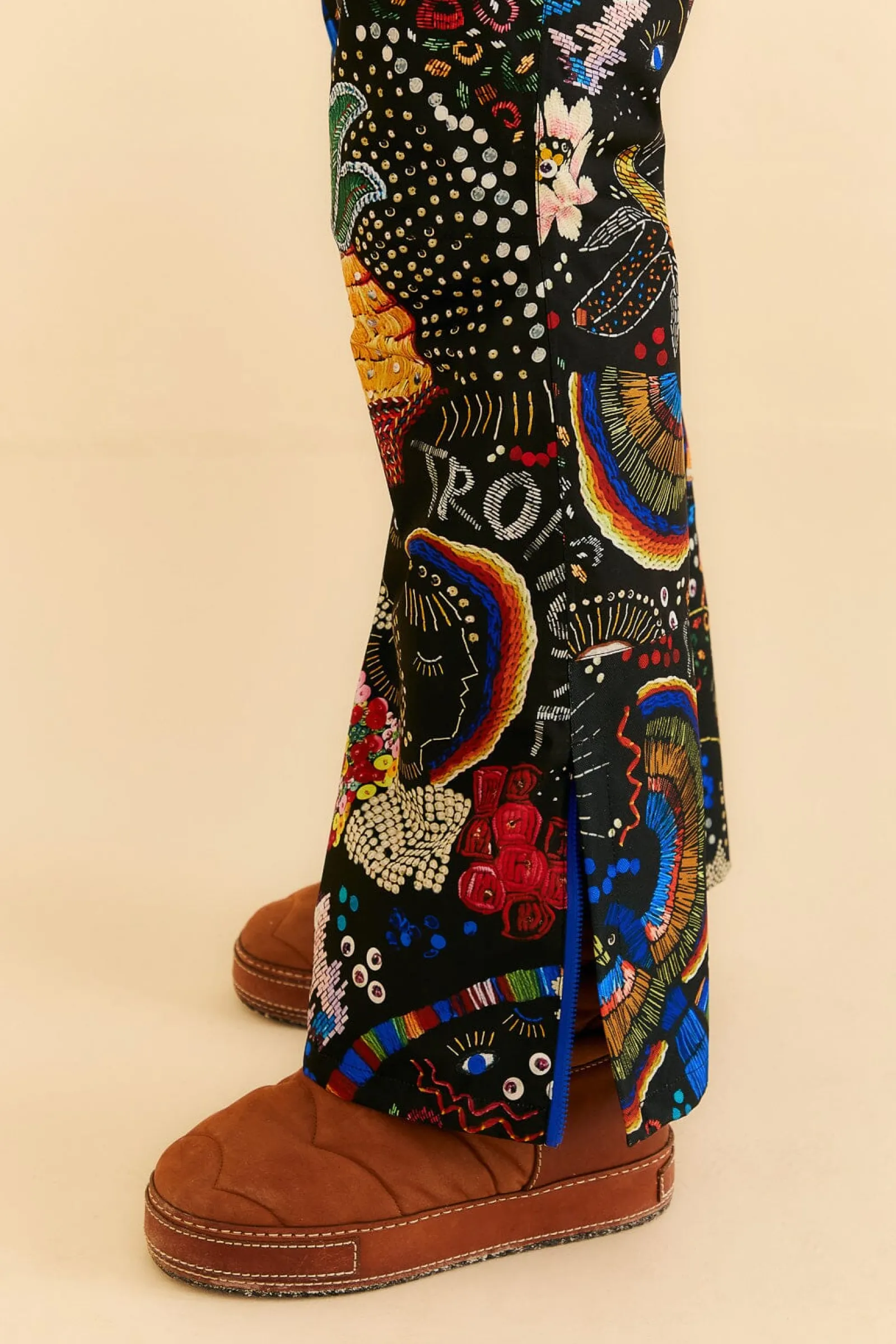 BLACK BOROGODO SKI PANTS