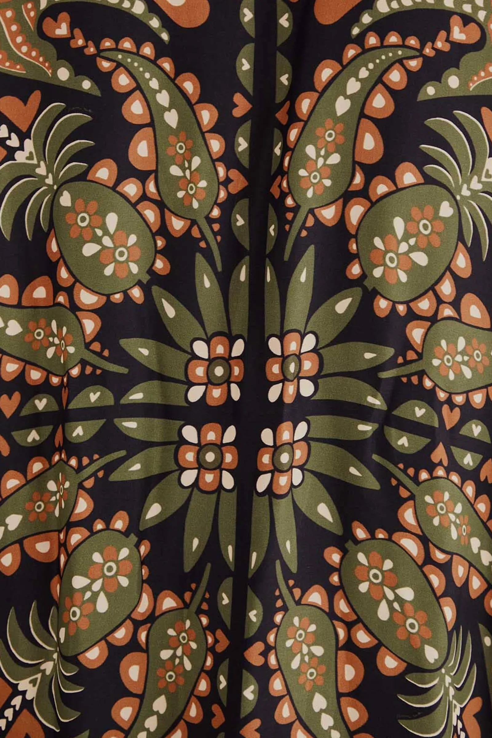 BLACK MARTINA SCARF MAXI CHEMISE