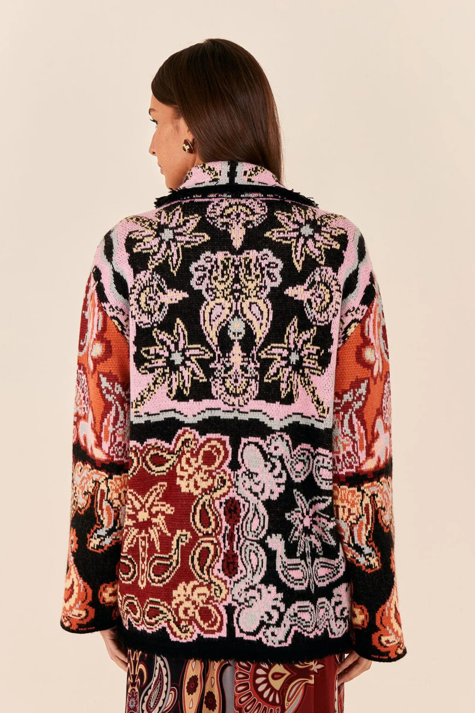 BLACK SWEET MERMAIDS KNIT BLAZER