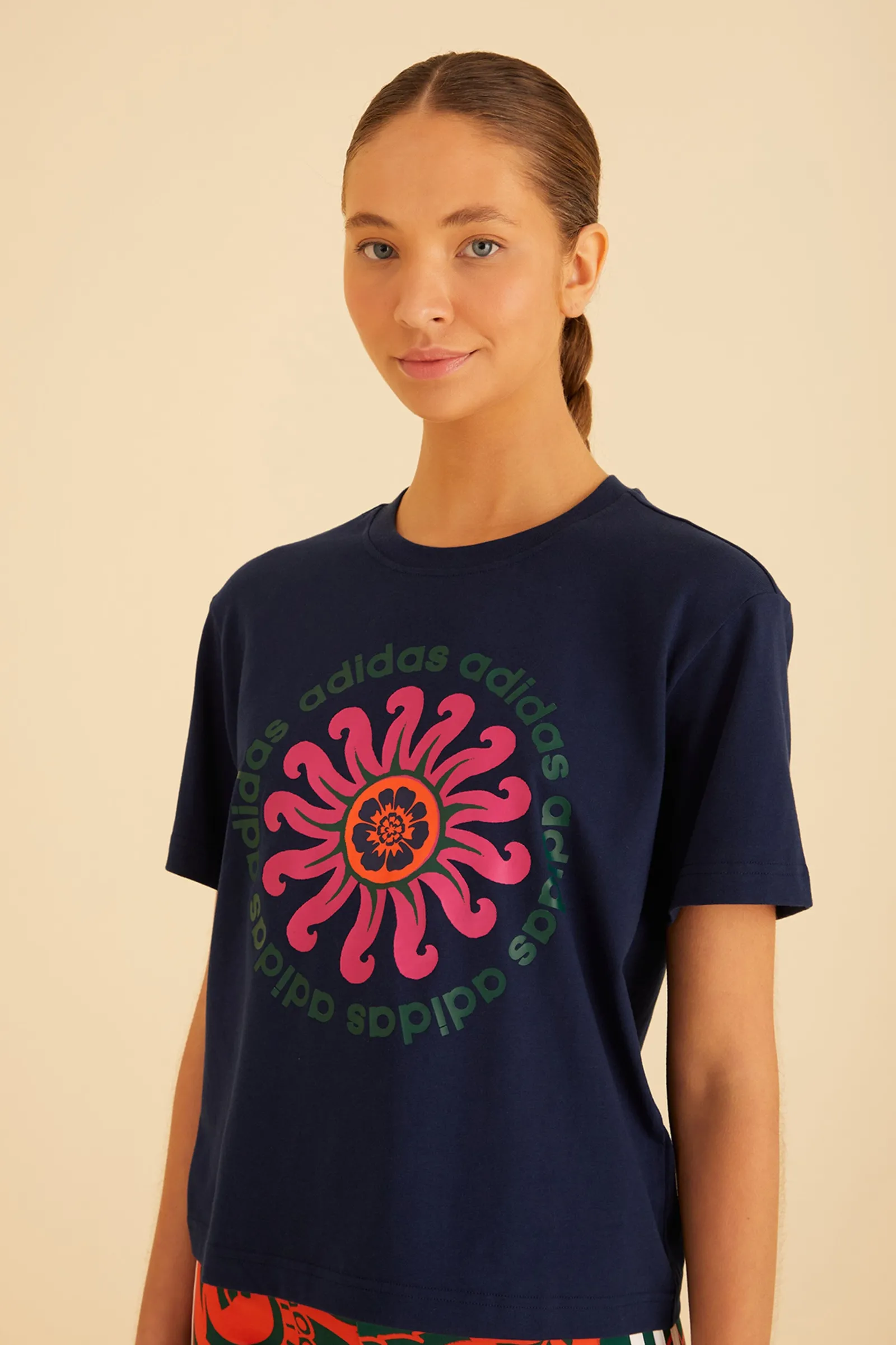  BLUE ADIDAS FARM GFX TEE