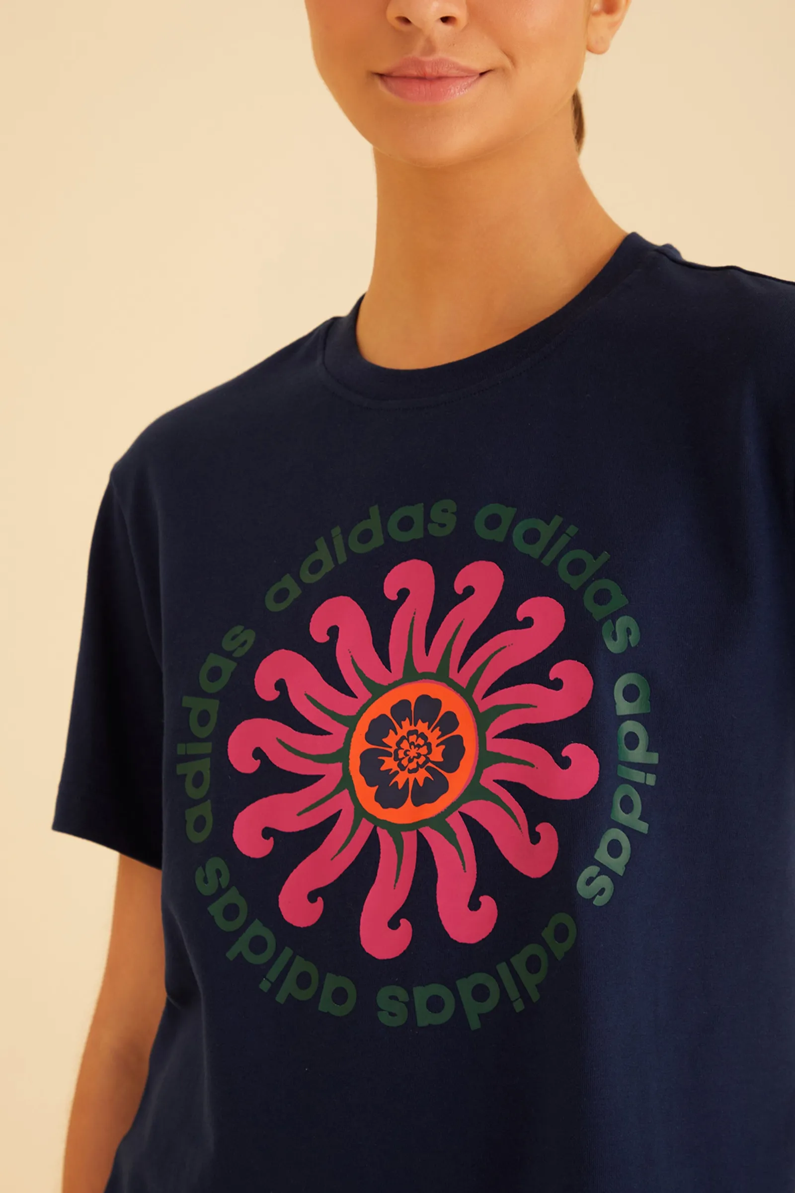 BLUE ADIDAS FARM GFX TEE