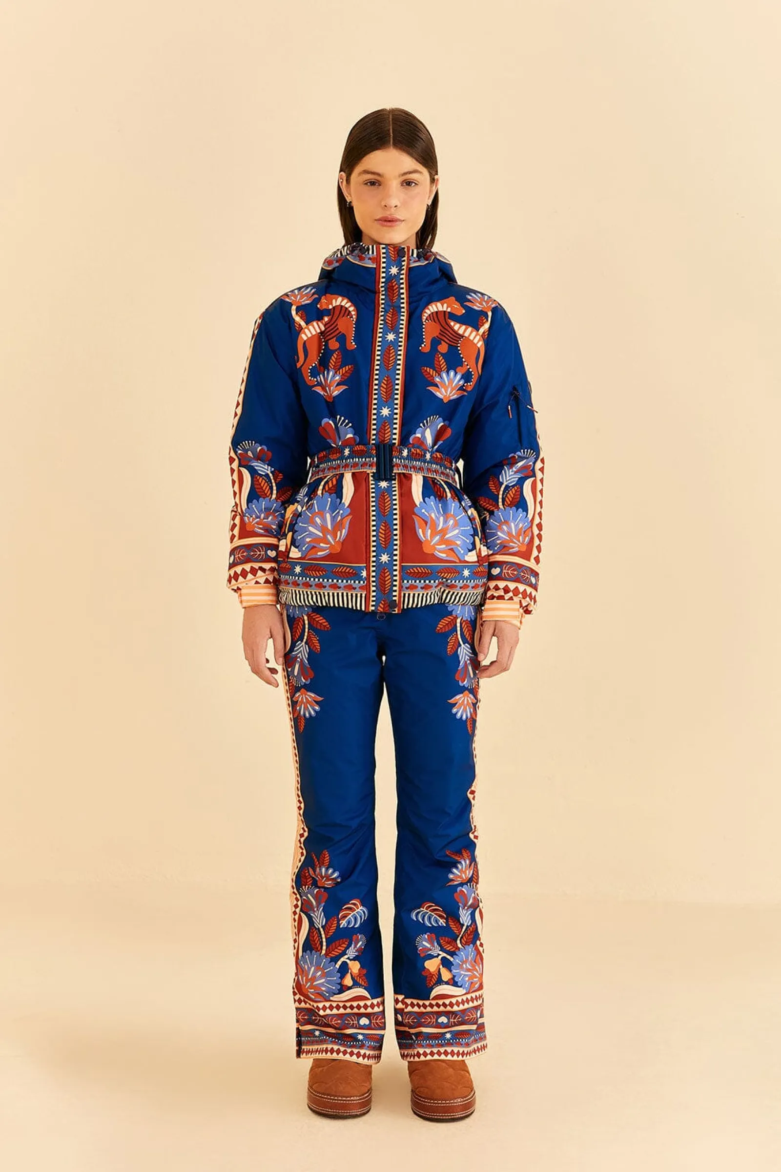  BLUE NATURE BEAUTY SKI PANTS