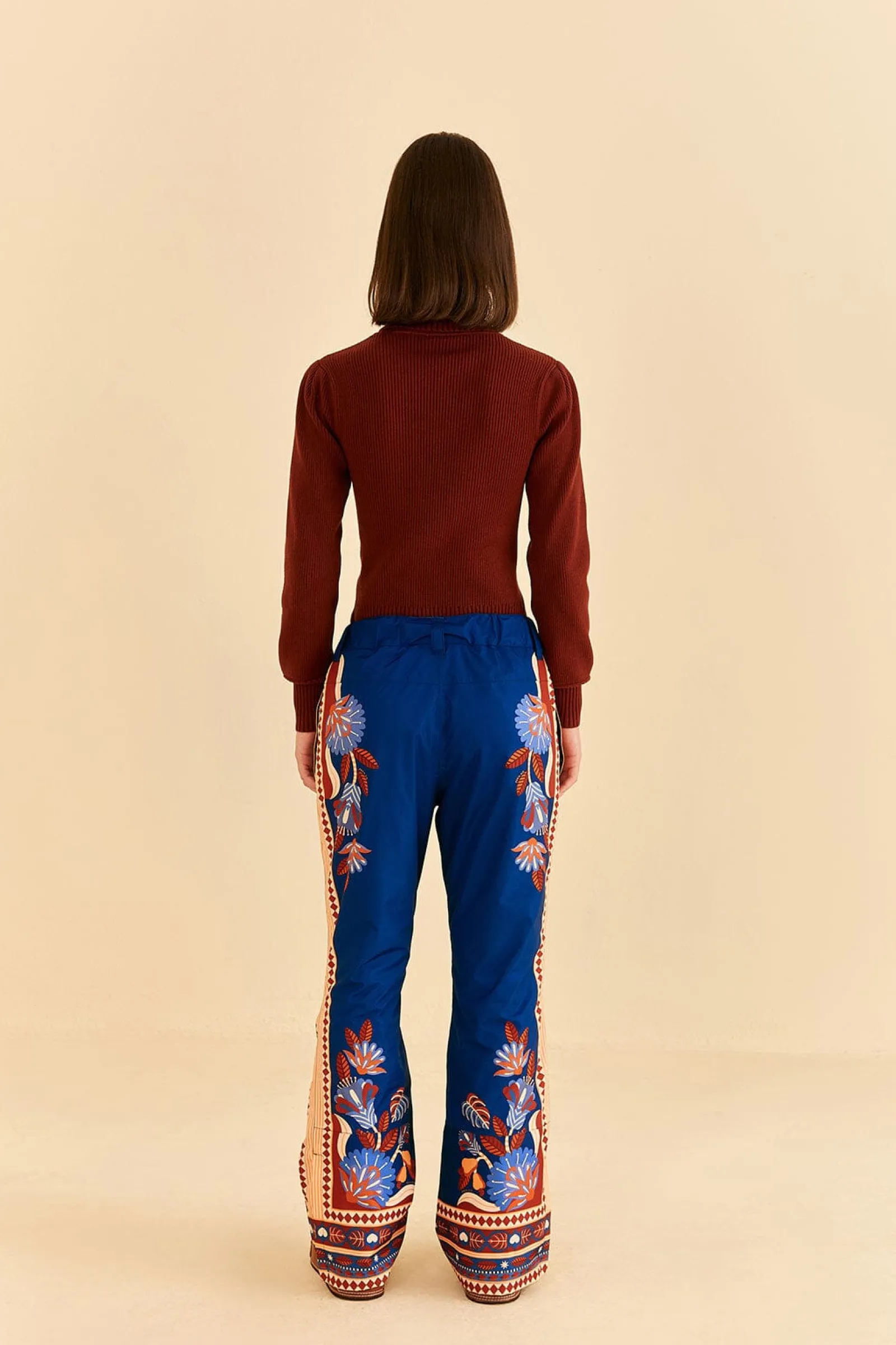 BLUE NATURE BEAUTY SKI PANTS