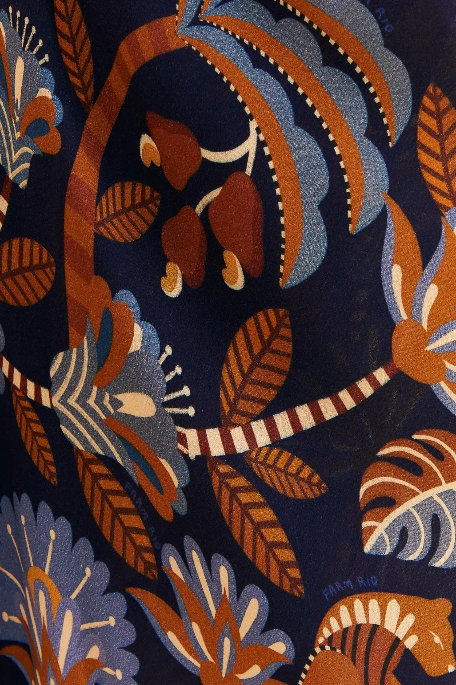 BLUE NATURE BEAUTY LONG SLEEVE MAXI DRESS