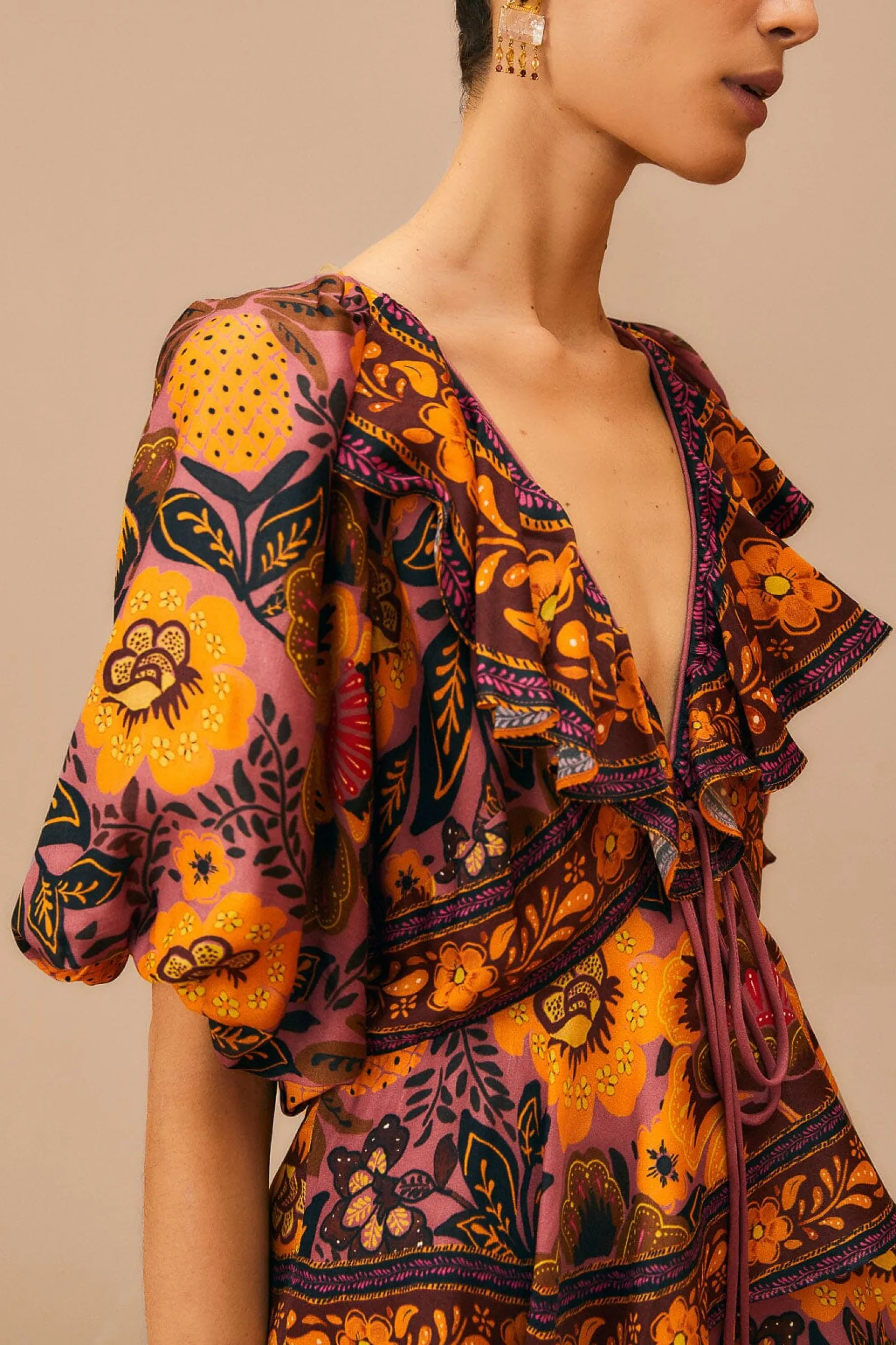 BLUSH GARDEN BLOOM MAXI DRESS