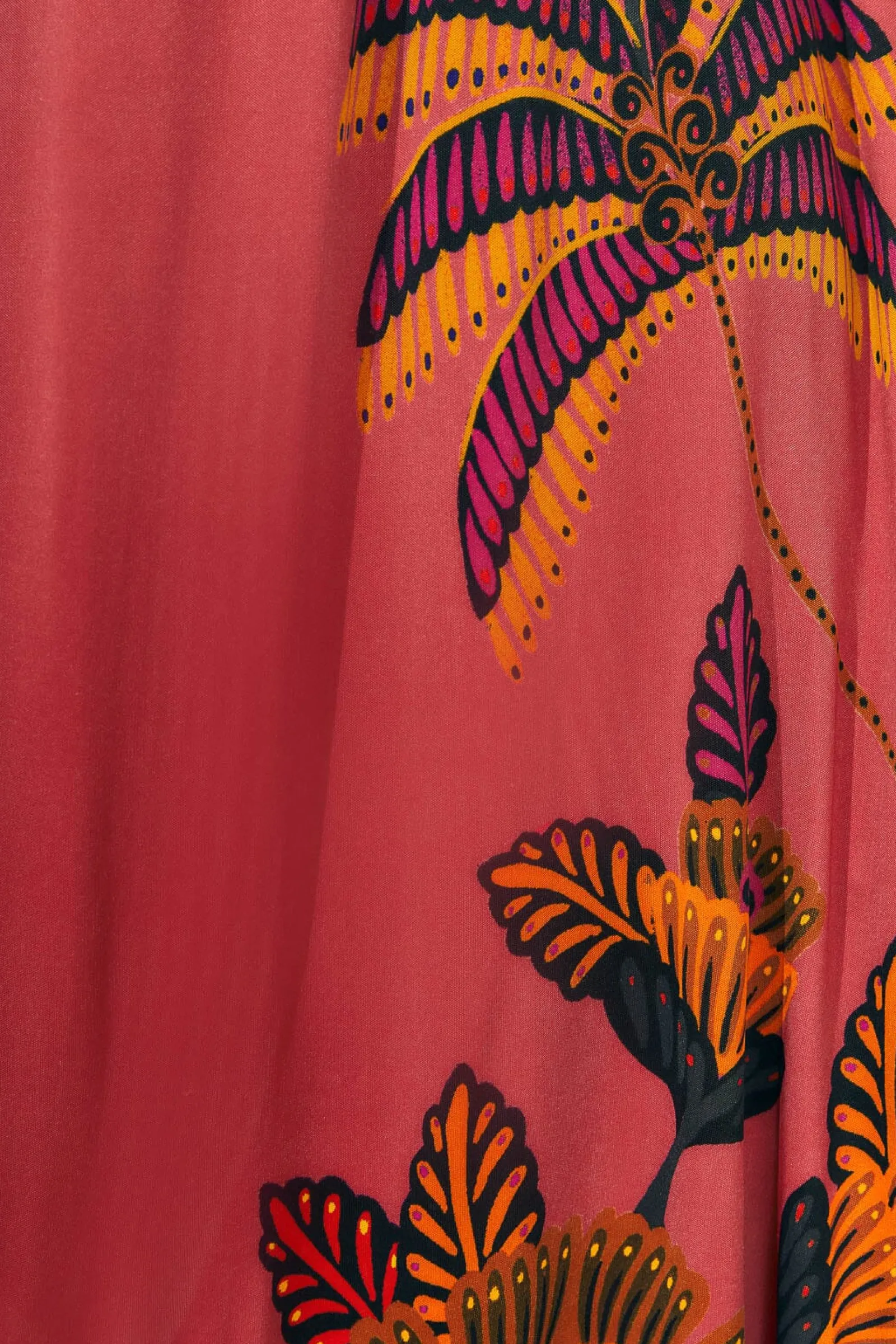 BLUSH LIVING BLOOM HIGH NECK MAXI DRESS