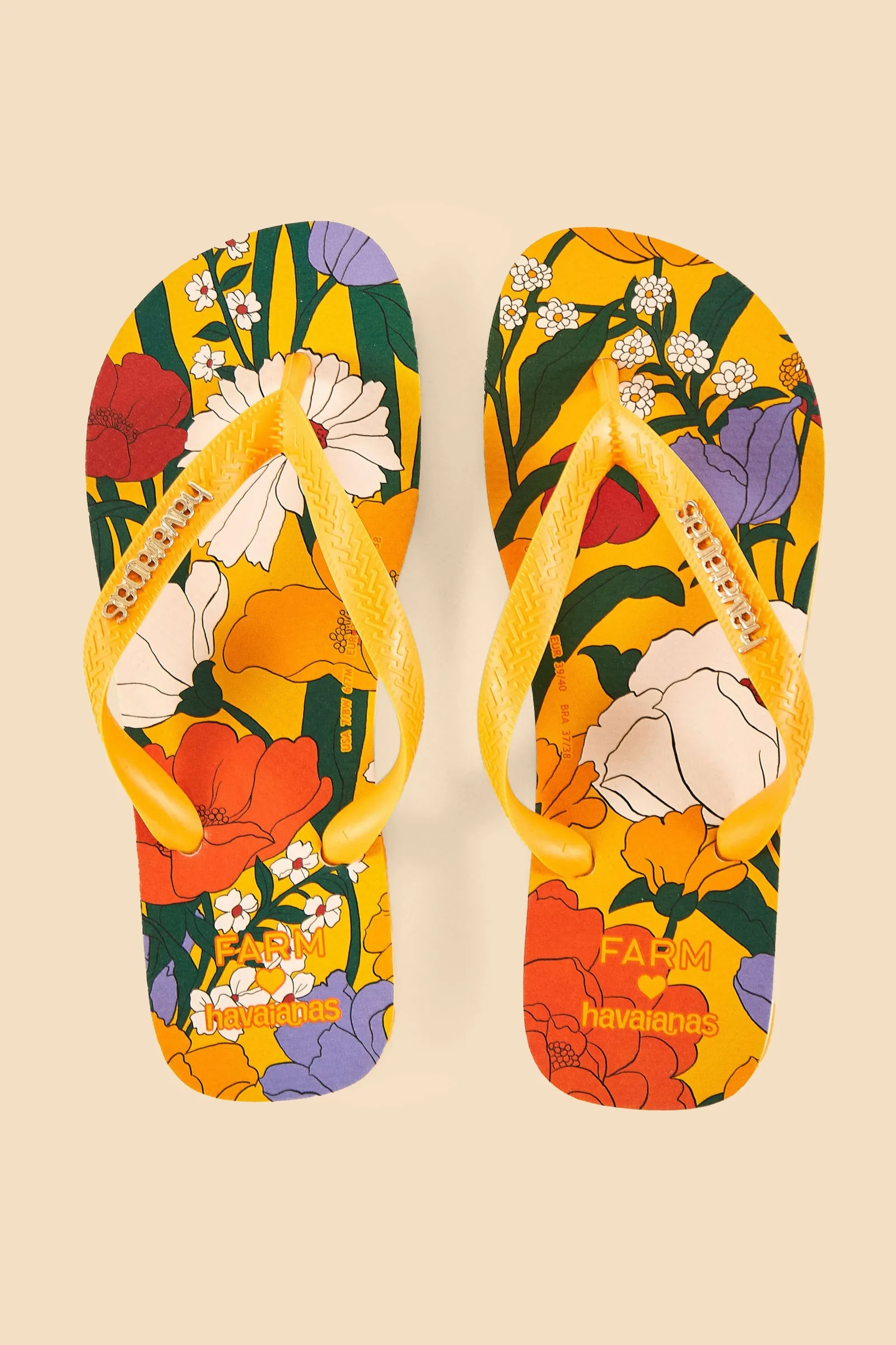 BUCOLIC FLORAL HAVAIANAS SANDALS