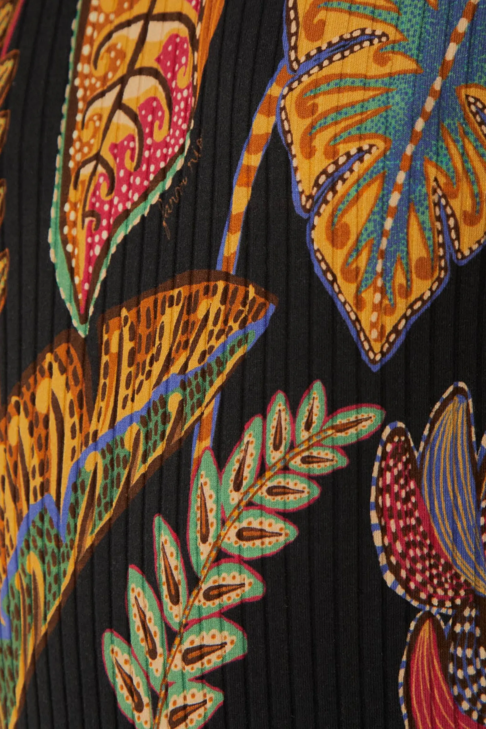 COOL FOLIAGE BLACK BODYSUIT