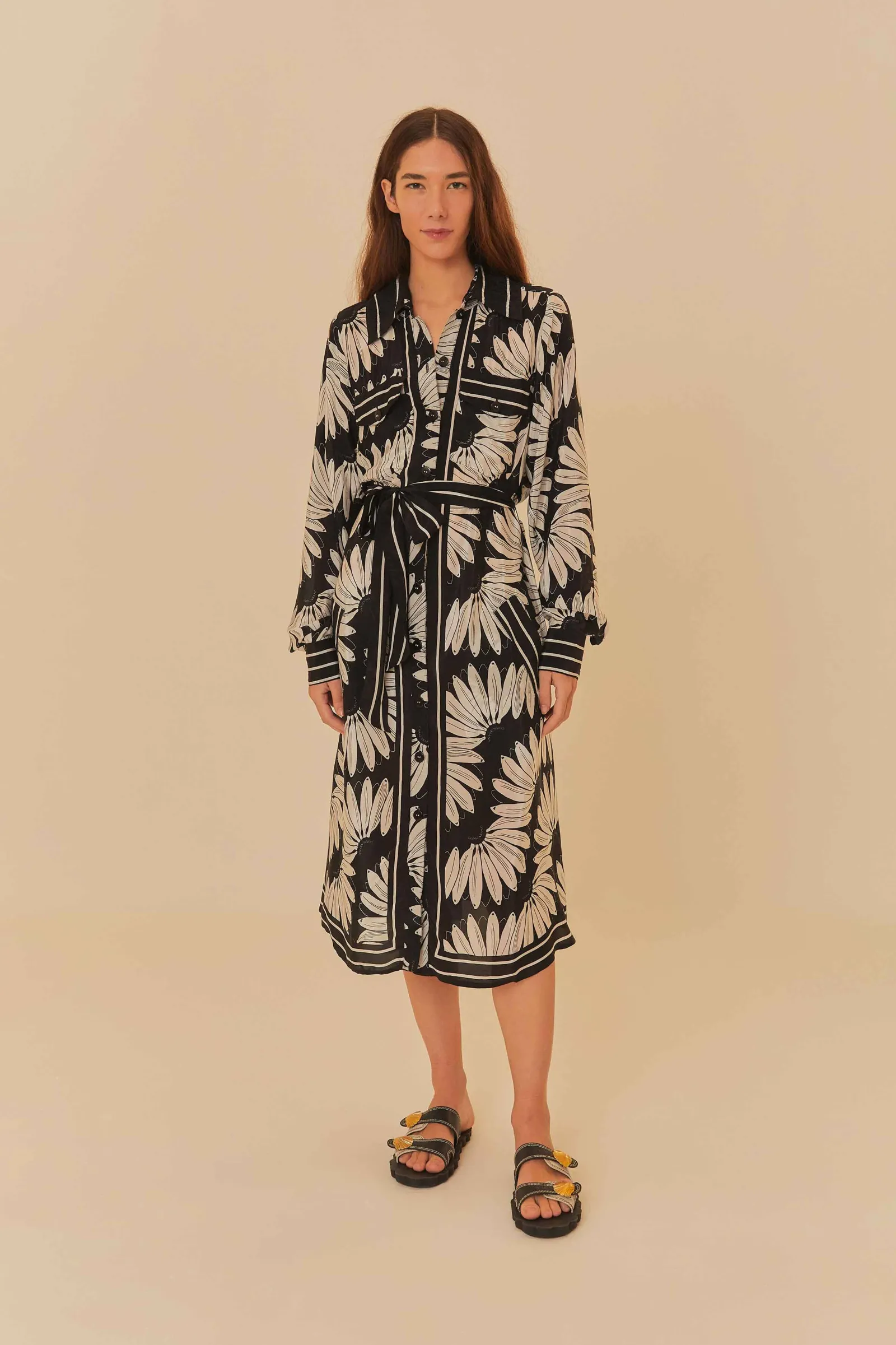 COPABANANA BLACK CHEMISE DRESS