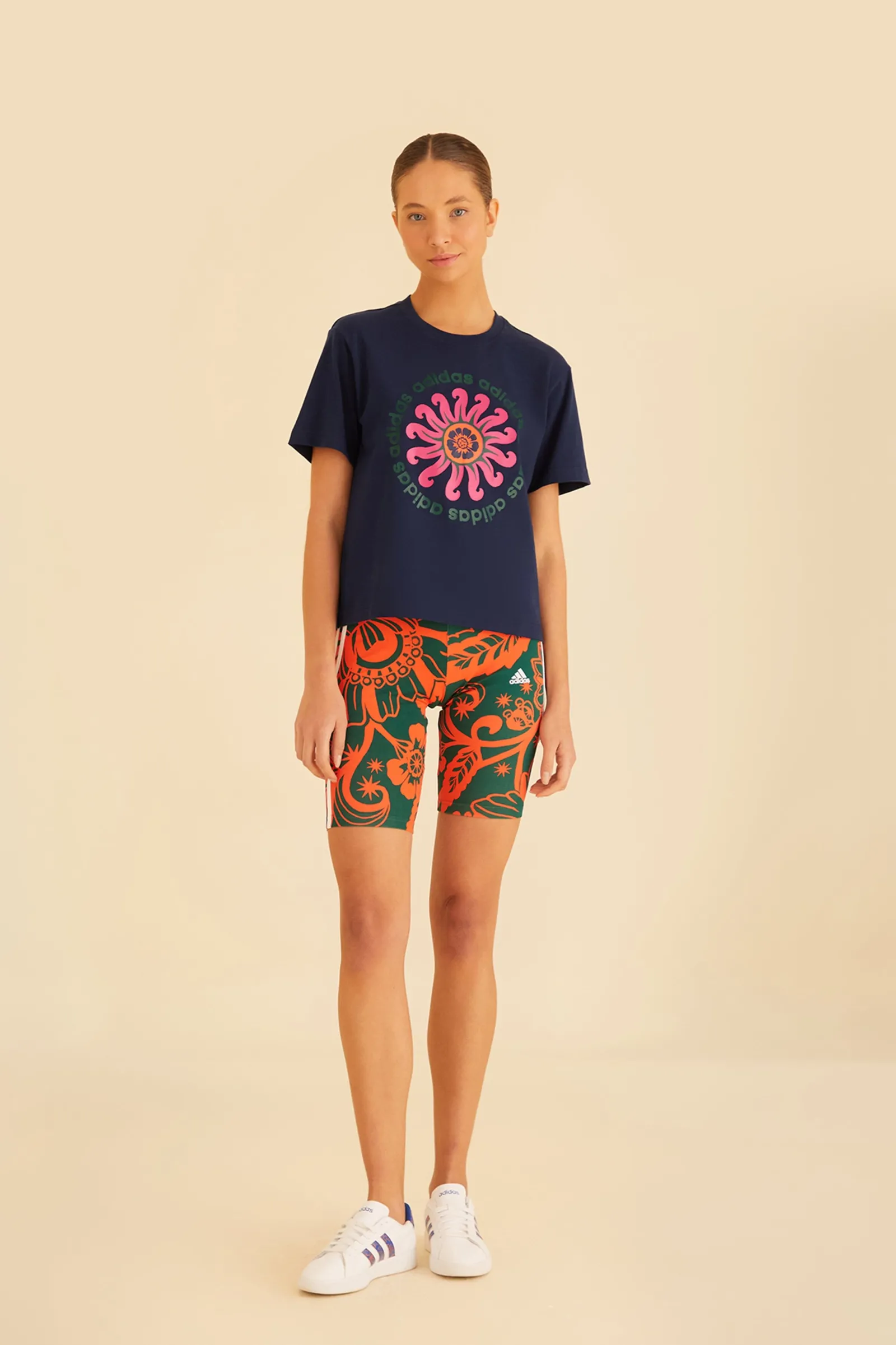 GREEN ADIDAS FARM BIKE SHORTS