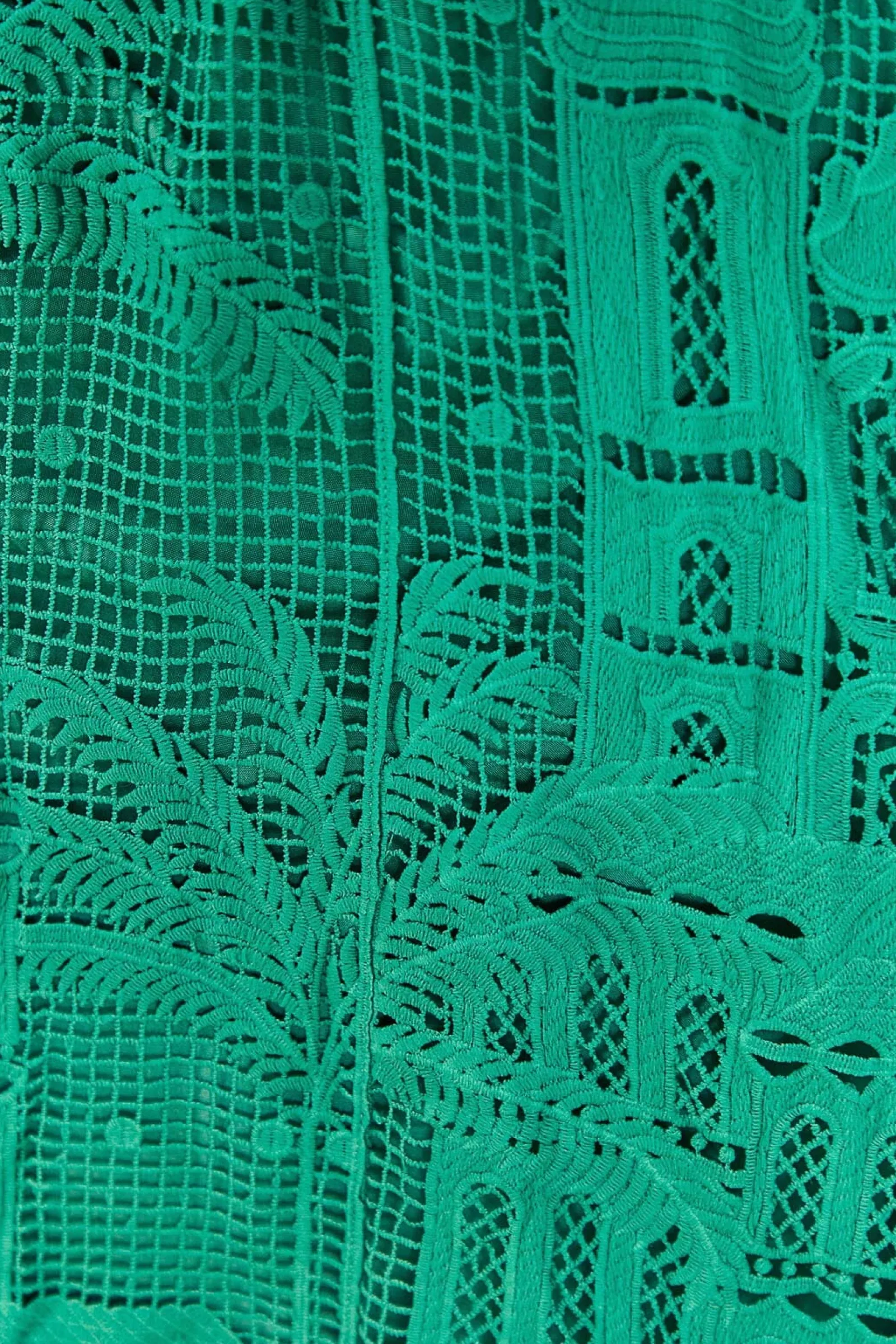 GREEN MORADA BOA GUIPURE DRESS