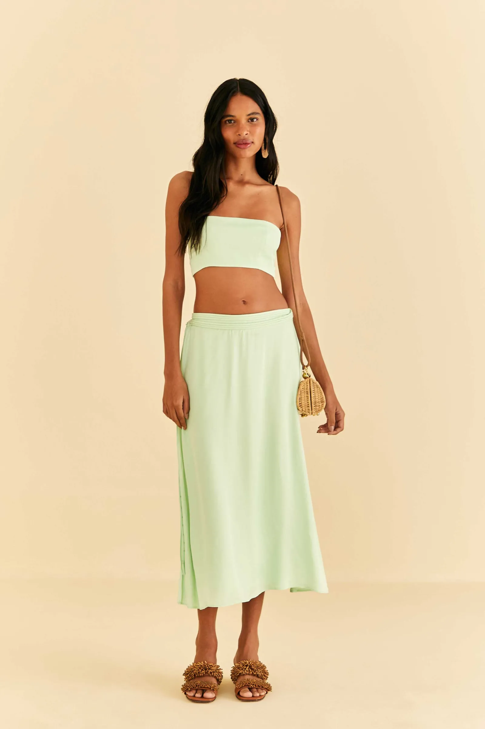  MINT MIDI SKIRT