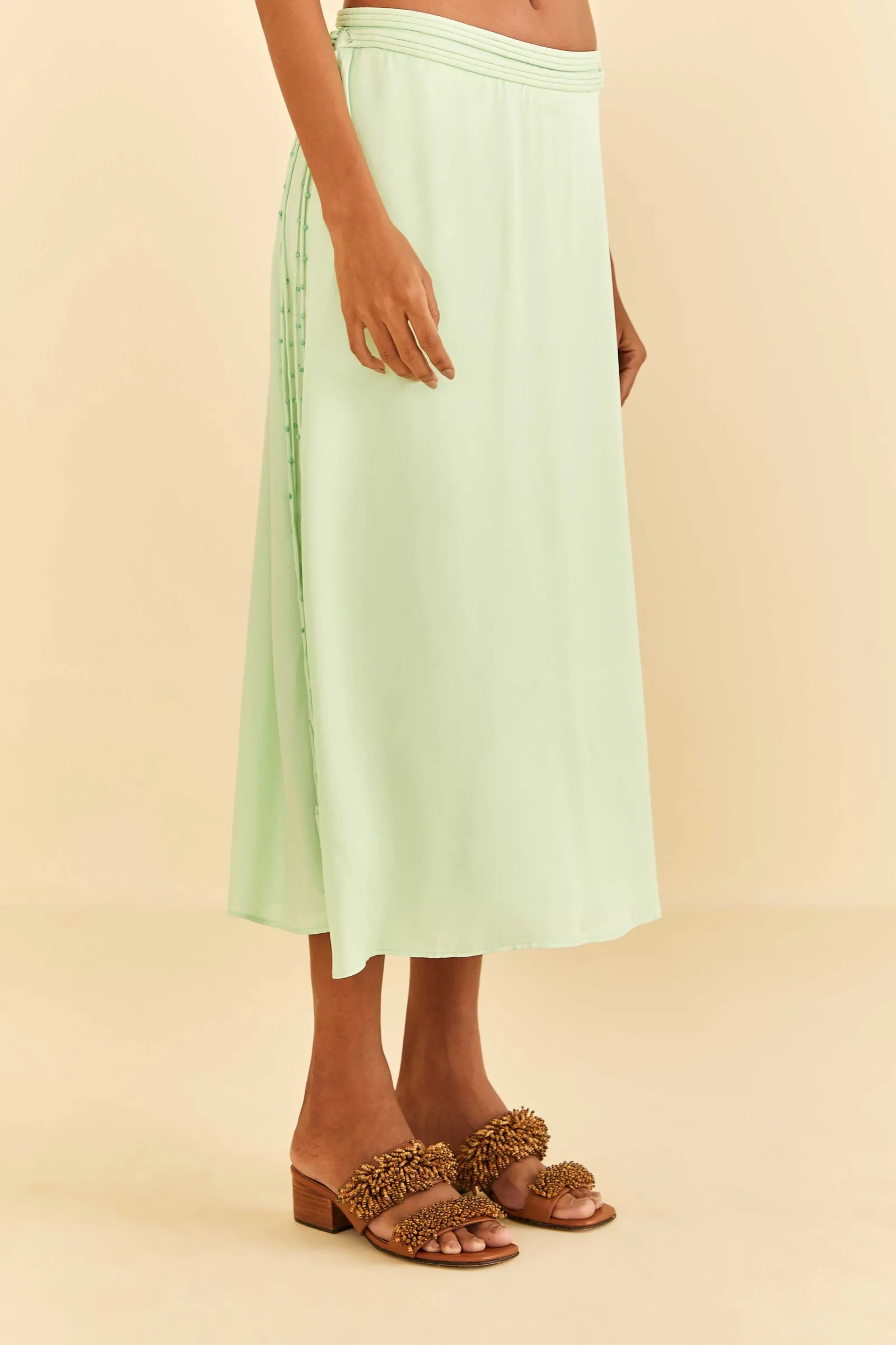 MINT MIDI SKIRT