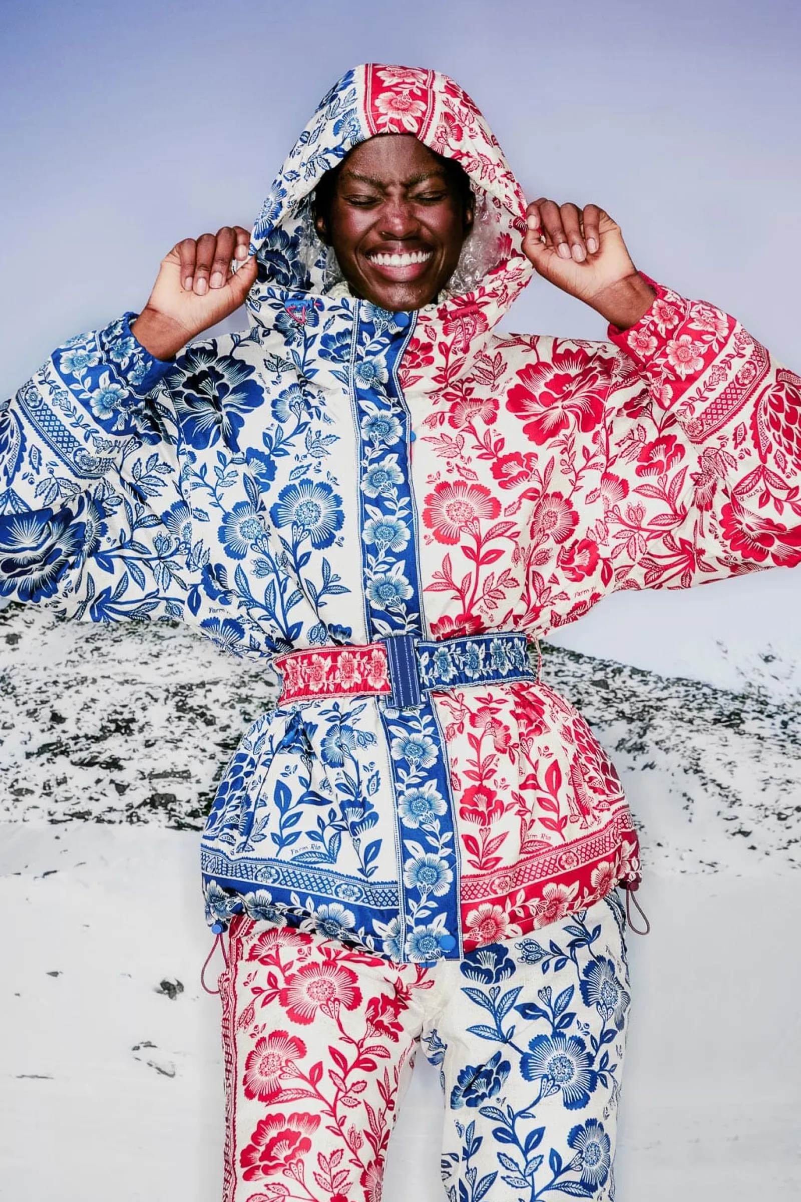 MIXED PINEAPPLE GARDEN SKI JACKET