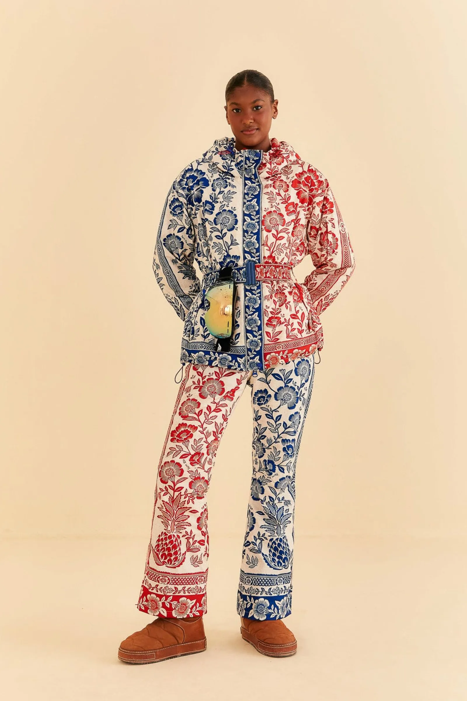 MIXED PINEAPPLE GARDEN SKI JACKET