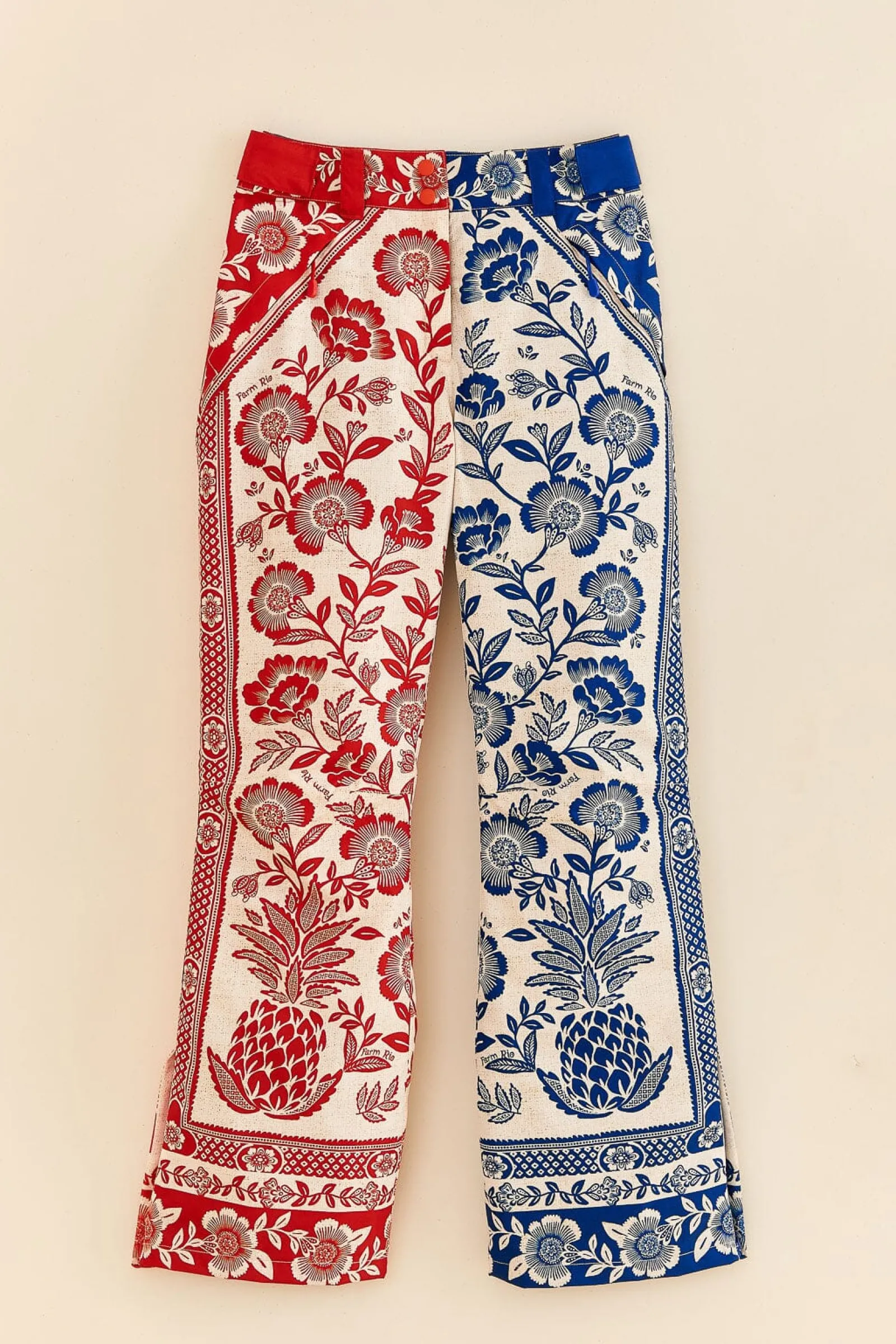 MIXED PINEAPPLE GARDEN SKI PANTS