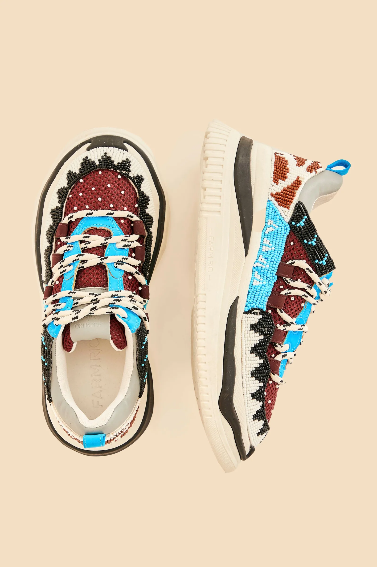  MULTICOLOR BEADED SNEAKER