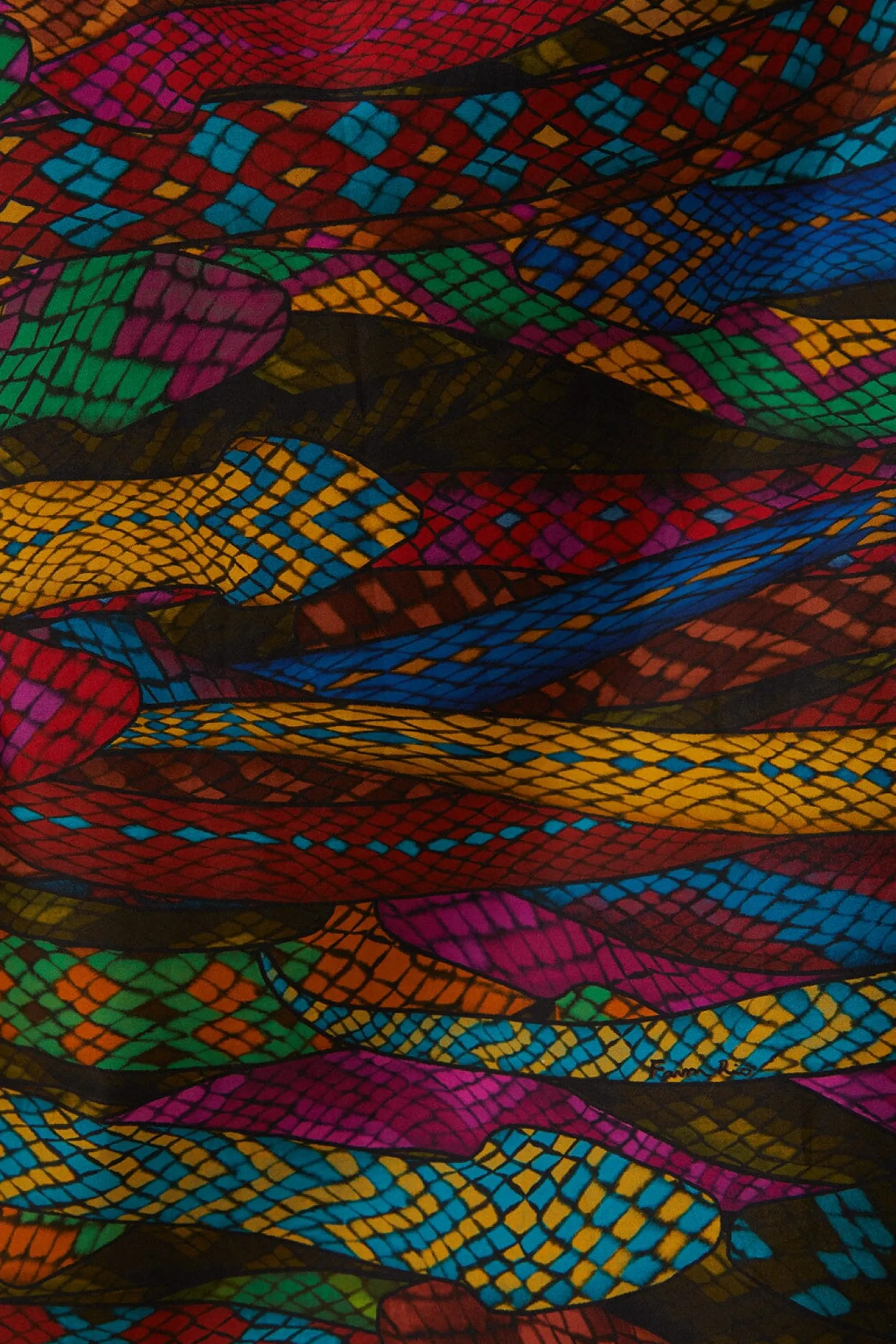  MULTICOLOR MIRAGE MIDI SKIRT