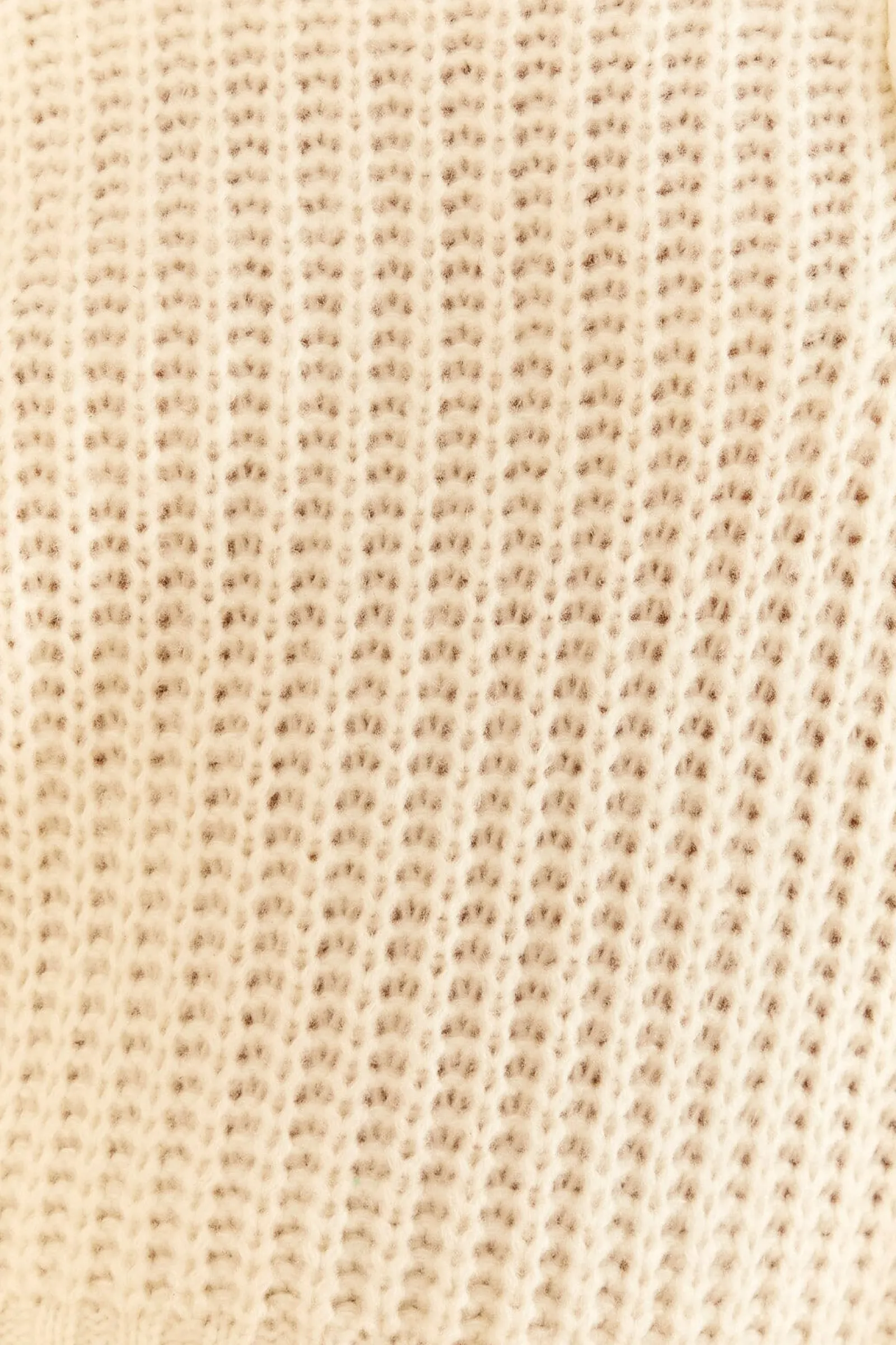 OFF-WHITE BRAIDED SWEATER