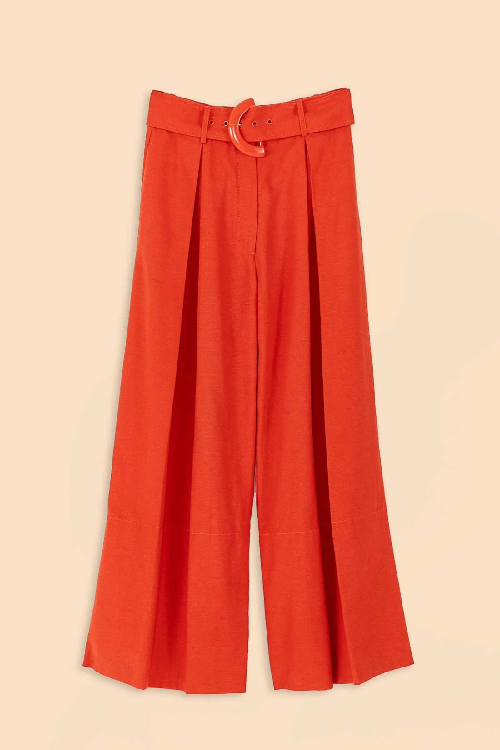 ORANGE TAILORED PANTS