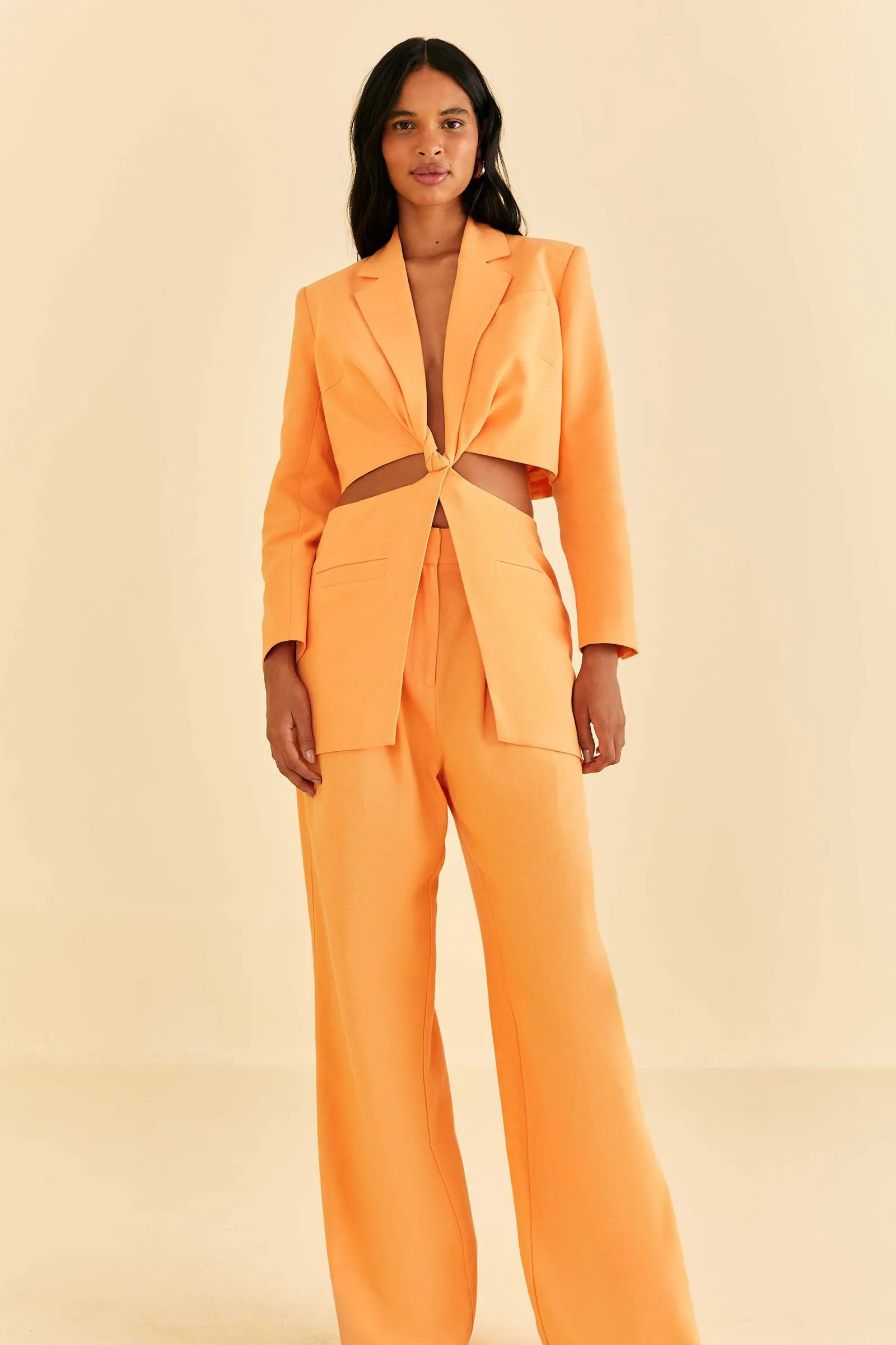 PEACH LOW WAISTED PANTS