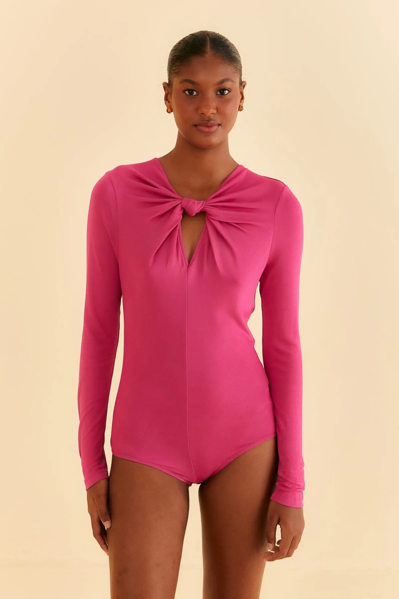 PINK LONG SLEEVE BODYSUIT