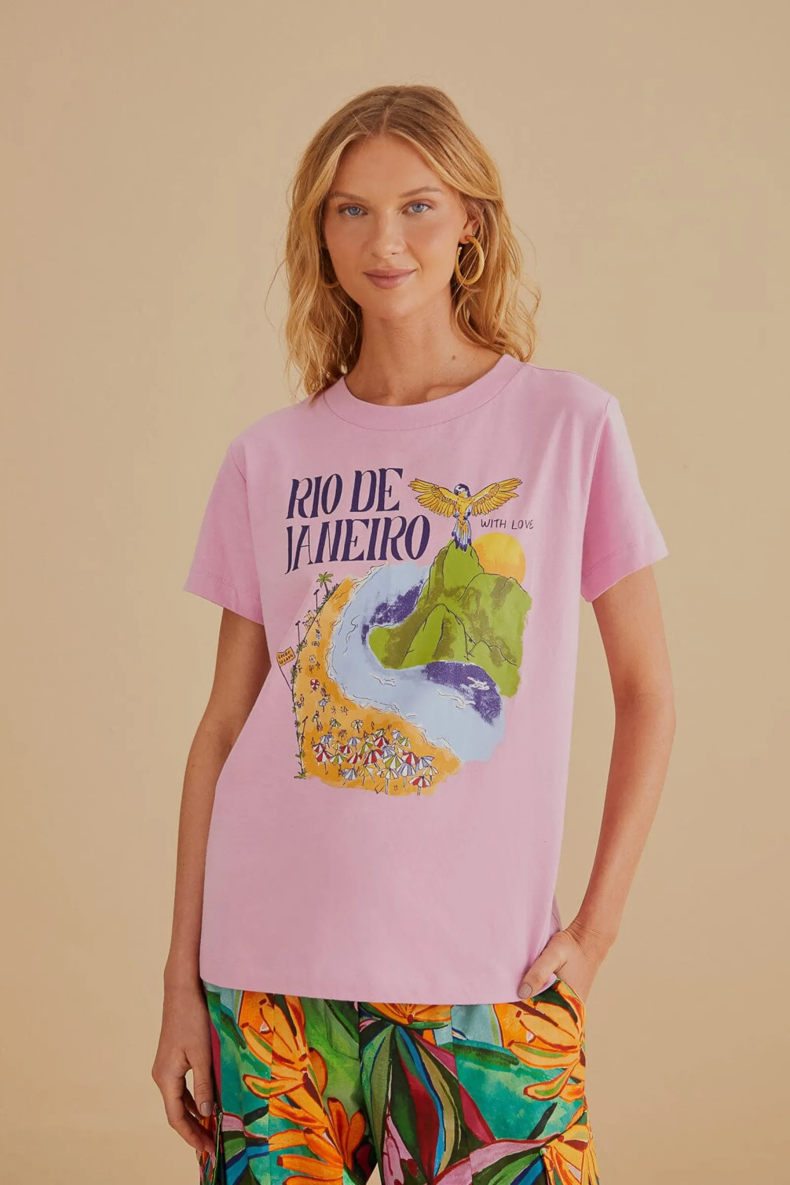  RIO DE JANEIRO ORGANIC COTTON FIT T-SHIRT