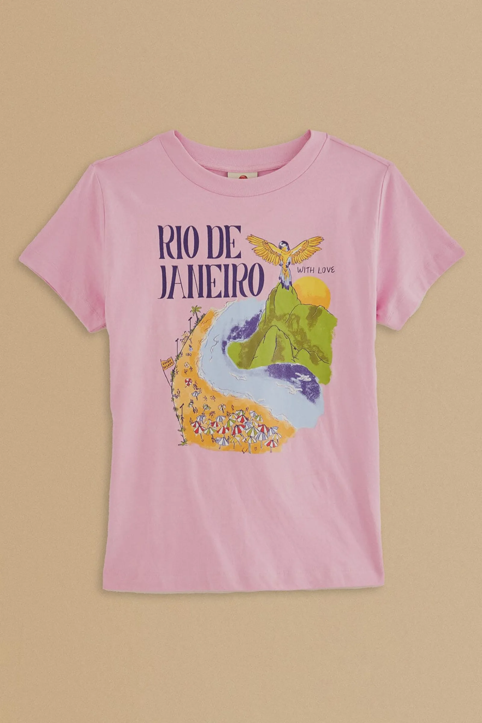 RIO DE JANEIRO ORGANIC COTTON FIT T-SHIRT