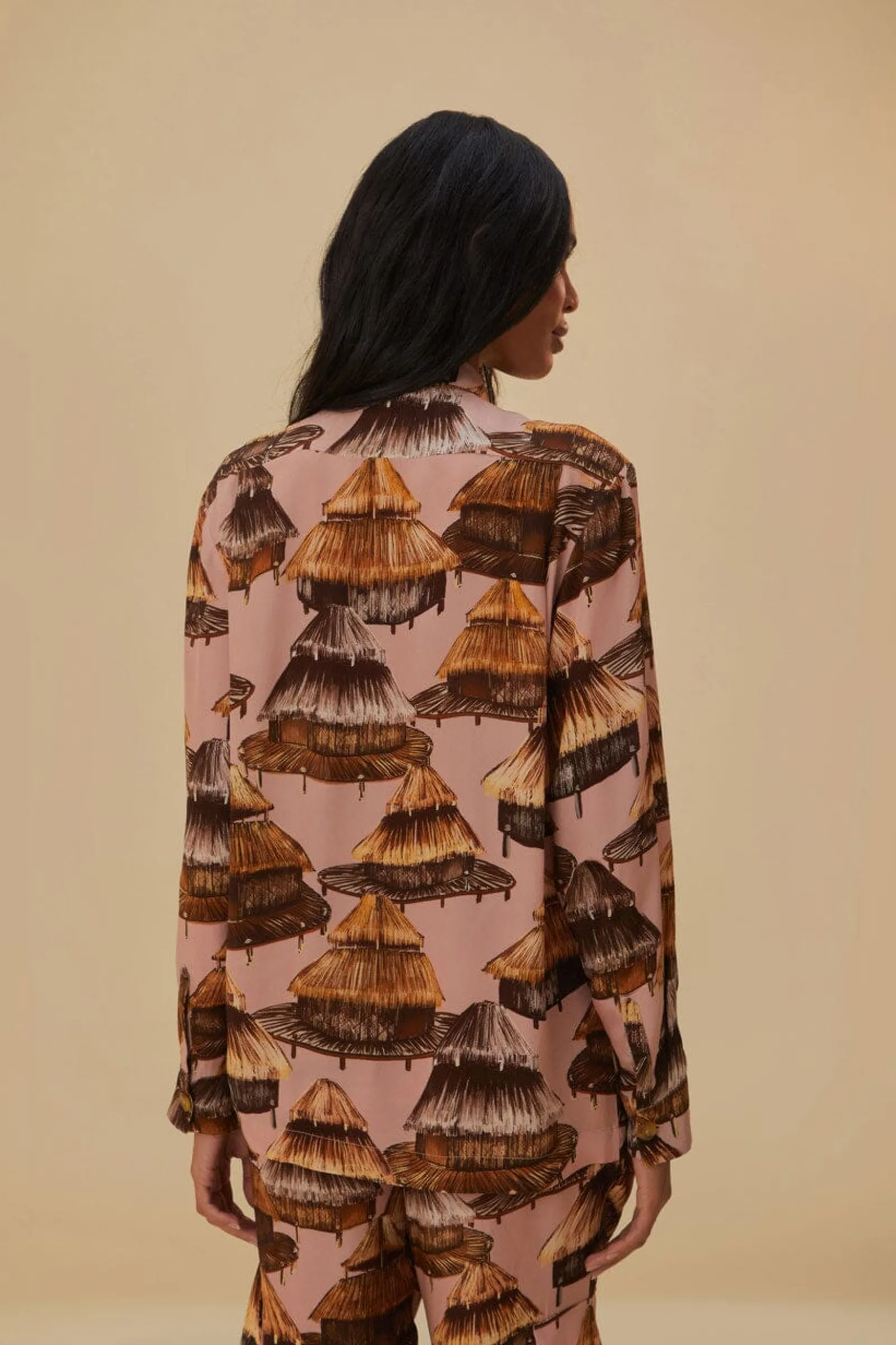 SHUHU BEIGE CARGO SHIRT