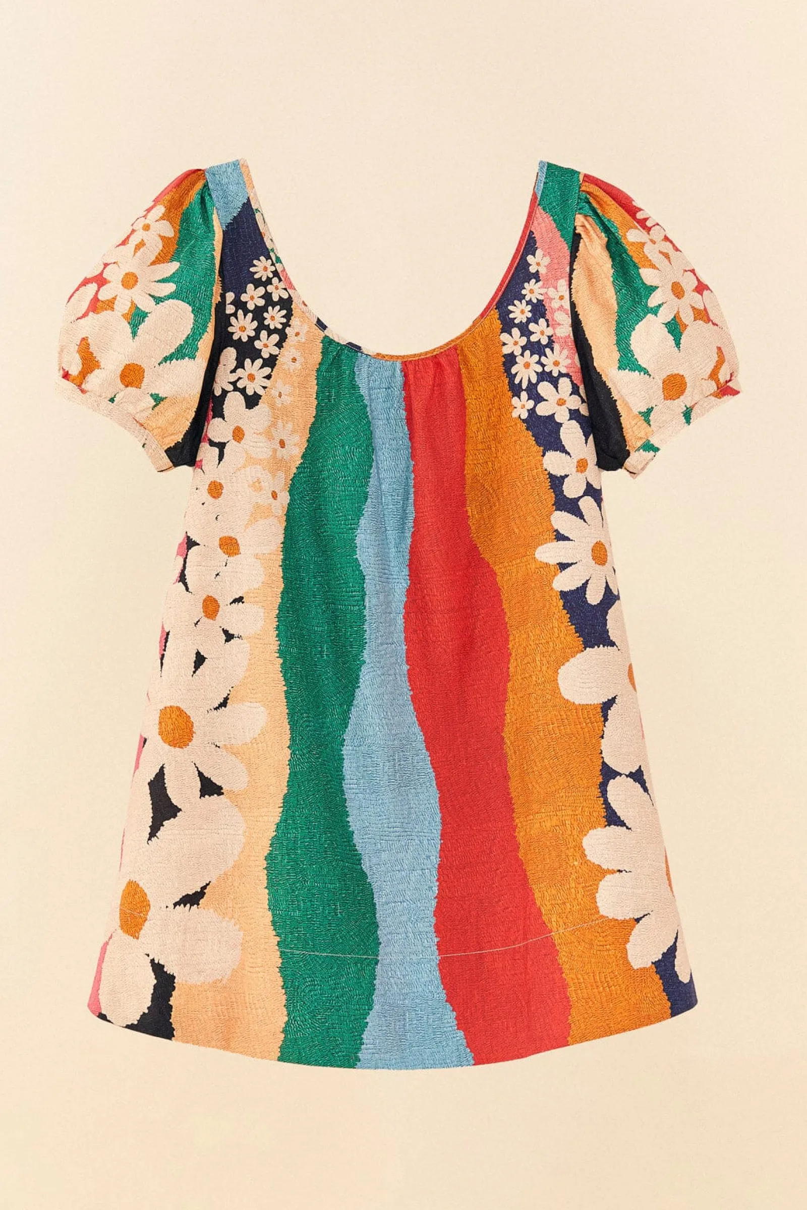 SUPER FUN DAISY ORGANIC COTTON MINI DRESS