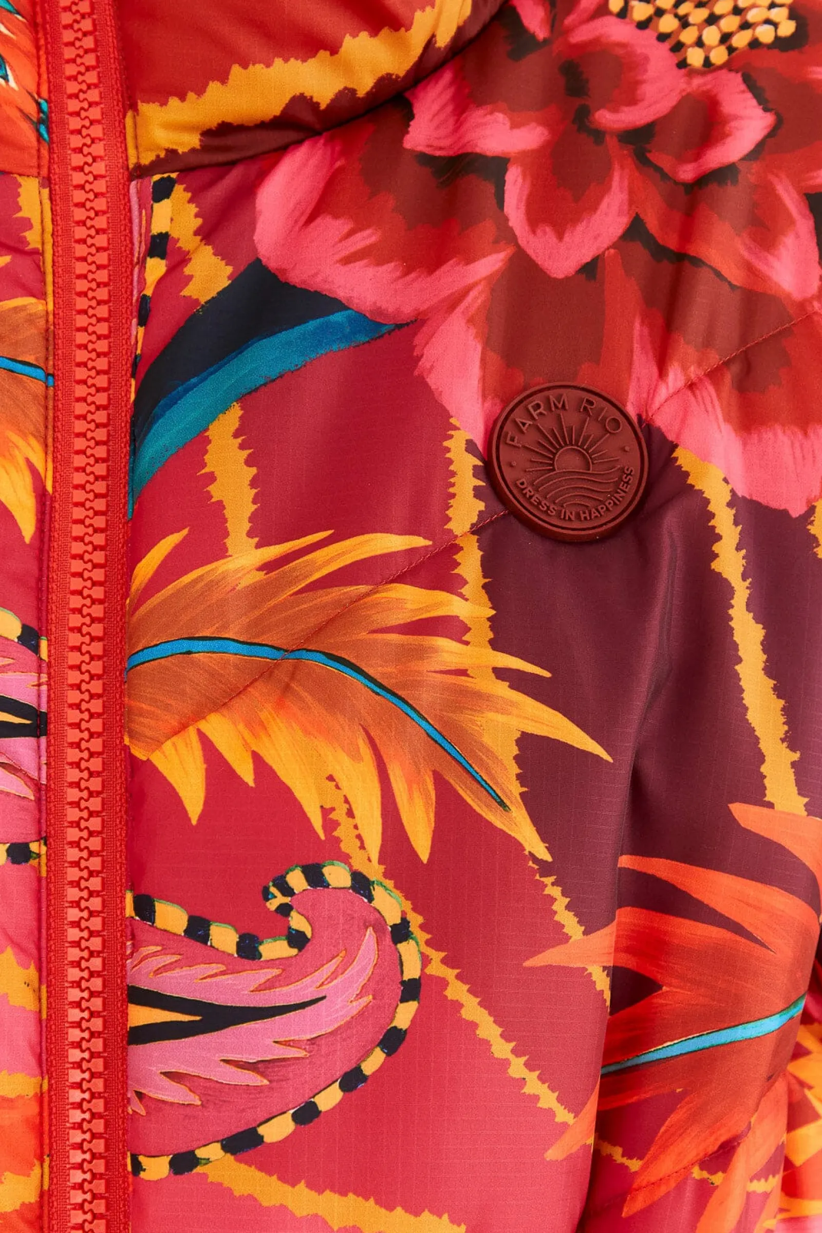 VINTAGE WAVE REVERSIBLE PUFFER JACKET