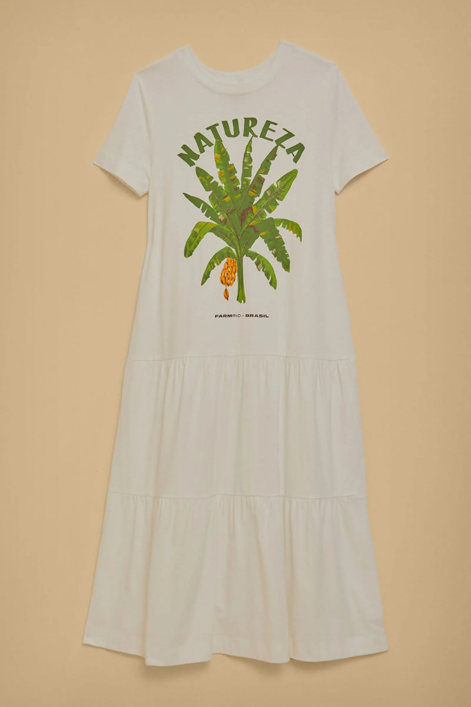 WHITE NATUREZA ORGANIC COTTON MAXI DRESS